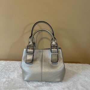 Tignanello Silver Handbag/Puse